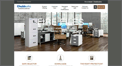 Desktop Screenshot of chubbsafes.com